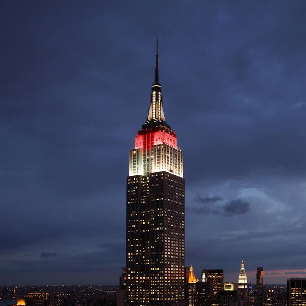 Empire State Building tweet media