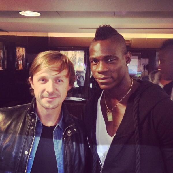 martinsolveig's tweet photo. San siro Milano with Super Mario !!! @FinallyMario http://t.co/Cjs867B1MY