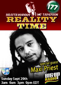 MAXI PRIEST is the special guest on REALITY TIME this Sunday! <a href="/MaxiPriest/">Maxi Priest</a> <a href="/RealityReggae/">Reality Time</a> wp.me/p2H9N9-dwx
