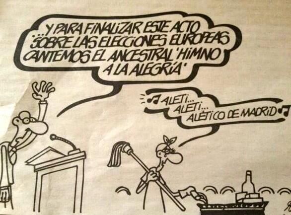 Y ahora cantemos el himno de la Alegría #AupaAtleti #DelAtletiSoy