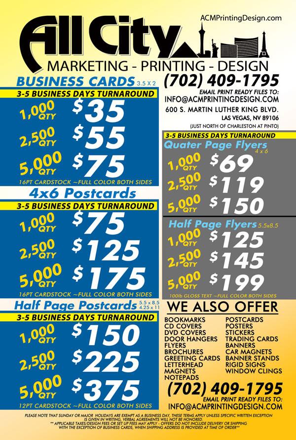 ACMPrinting's tweet image. Grand Opening Specials -- Get 1,000 Business Cards For $35 702-409-1795