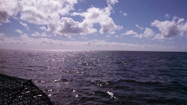 wall820's tweet photo. Got this shot with my phone from the boat today #SaltLife http://t.co/b6IiA5Fb8X