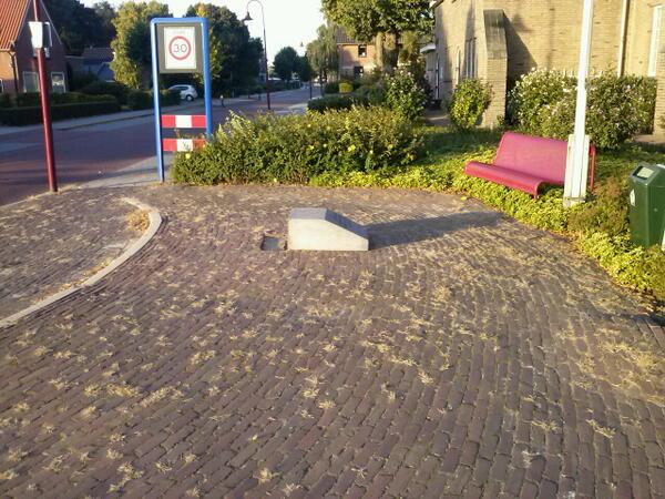 Knap hoor. Kunnen de stoere jongetjes, als ze hun roes hebben uitgeslapen, #respect tonen en monument rechtop zetten?