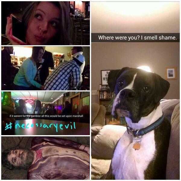 JerredLee's tweet image. @bgalcor see how fast bartending can corrupt you? #snapabuse #slipperyslopes