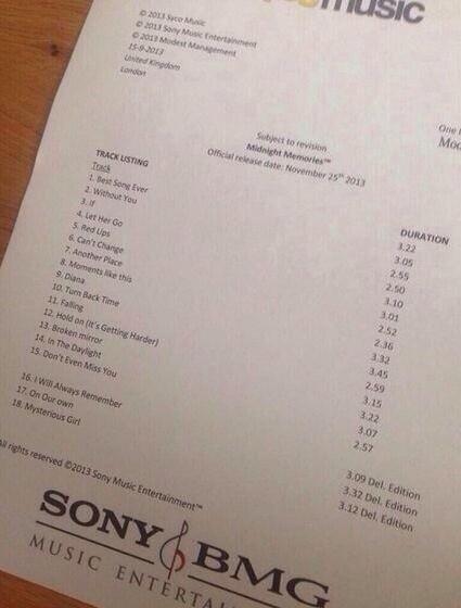 '@1DMMUpdates: #MMUpdate: this is the rumored track list for MM '