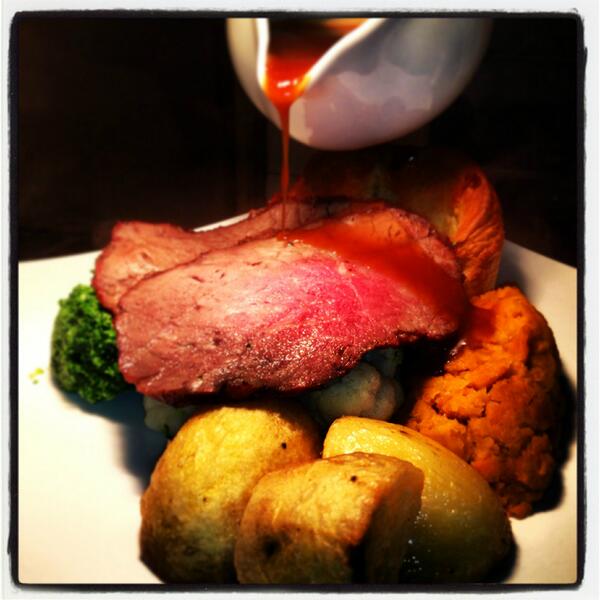 Of course @cibochester won't forget gravy when it comes to the traditional Sunday roast. Serving noon till 8pm today!