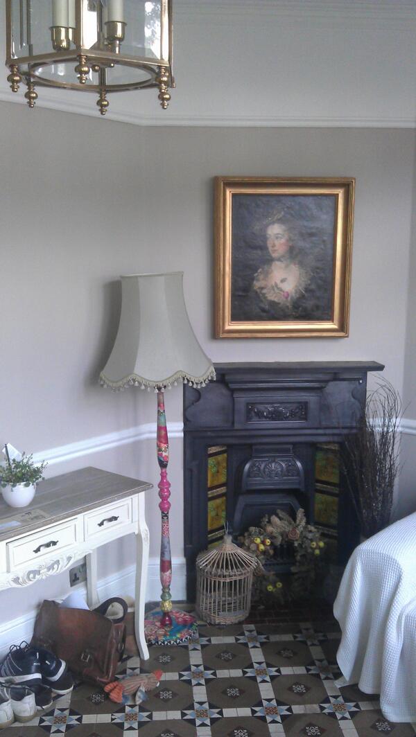 SimoDragicevic's tweet image. @buttonflyfly a new home for your lamp in my hallway - looks great :-)
