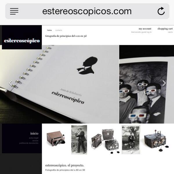 Reportaje sobre #estereoscopico en <a href="/XLSemanal/">XLSemanal</a> y nueva web  estereoscopicos.com Feliz y reconfortante domingo!