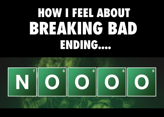MensHumor's tweet photo. How I feel about #BreakingBad ending... http://t.co/nxKy5NilXs