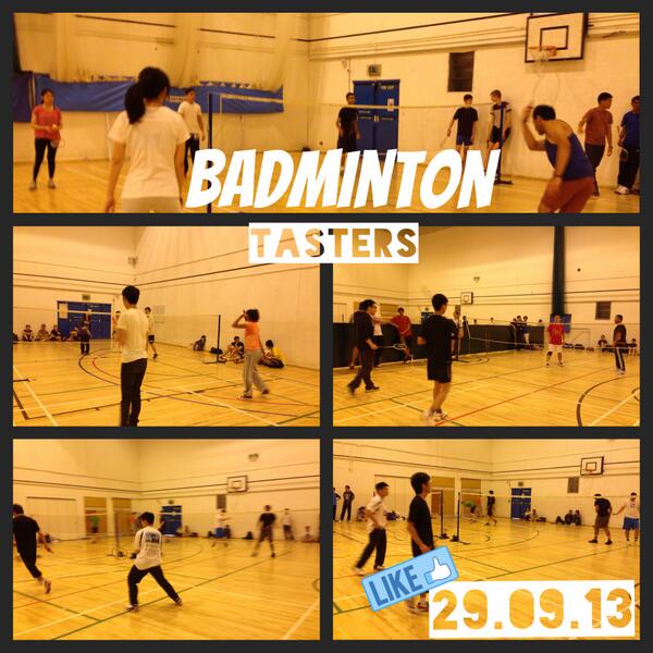 It's not too late to grab your racket and join in the action at our tasters session! Free courts till 7!