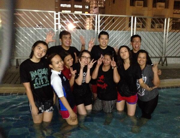 Water Baptism to cap off Day 1 of Victory Weekend! God is good! #victoryweekend