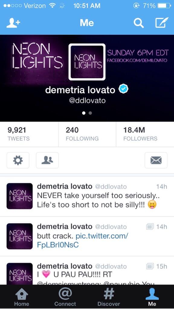 ddlovatas's tweet photo. ;) http://t.co/W2mEHNIE2y