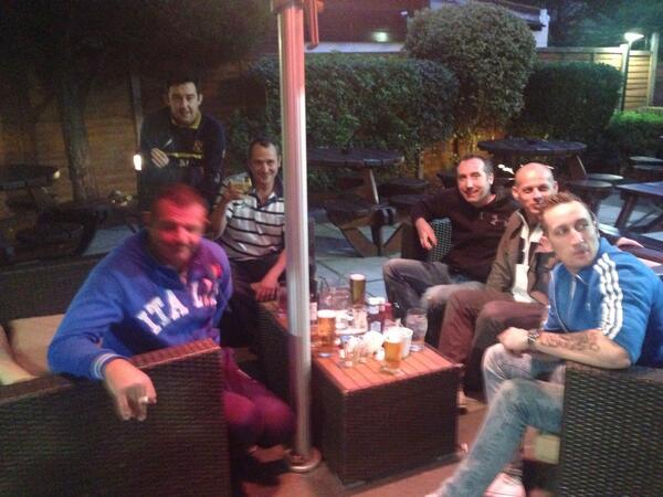 The oldest boys are out out!! Chin chin!!