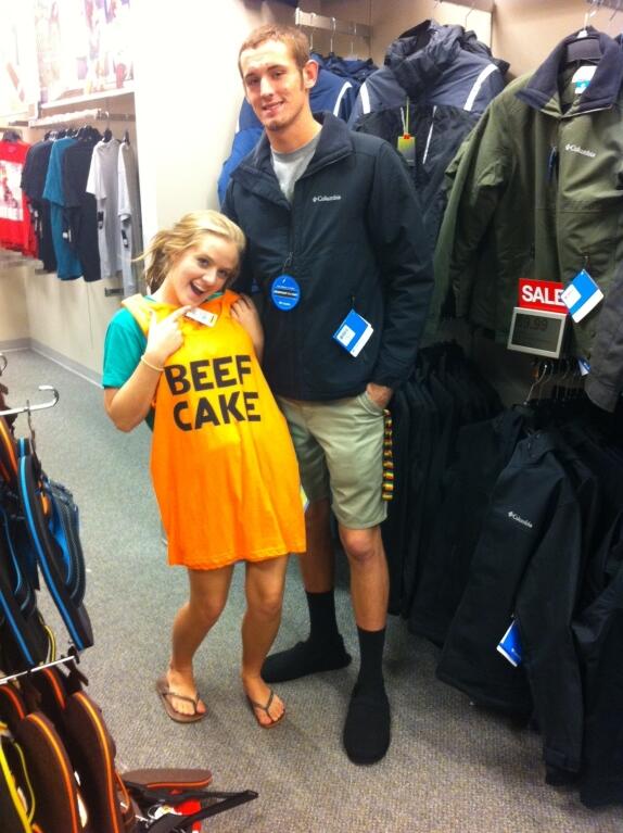 meghankayebaker's tweet photo. Birthday boy and beef cake http://t.co/Peq0ElcXHq