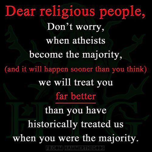 Atheist World tweet media