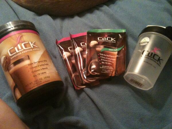 running50states's tweet photo. Can't wait to try my new Click Protein Coffee Drink mix!!! #Clickprotein http://t.co/zlZudnJhbj