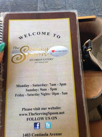 Just slammed #THESURVINGSPOON!! I'm so full!! http://t.co/1kAG6NrTkd<a href="/tag/thesurvingspoon"class="tags">#THESURVINGSPOON</a>