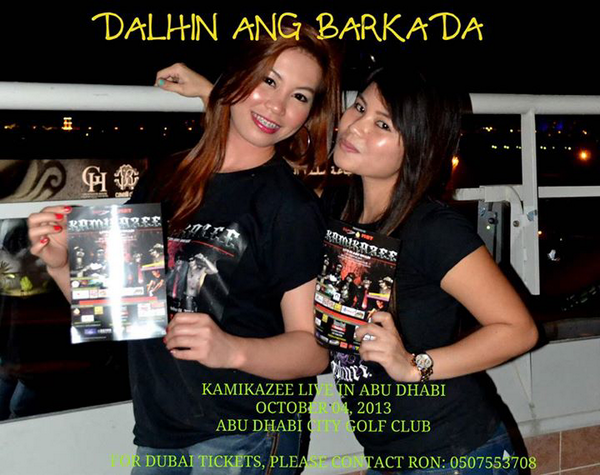 RonPinoyWorld's tweet image. Kamikazee Live in Concert in Abu Dhabi,on October 04. For tickets,call 0507553708. Rock n Roll!
