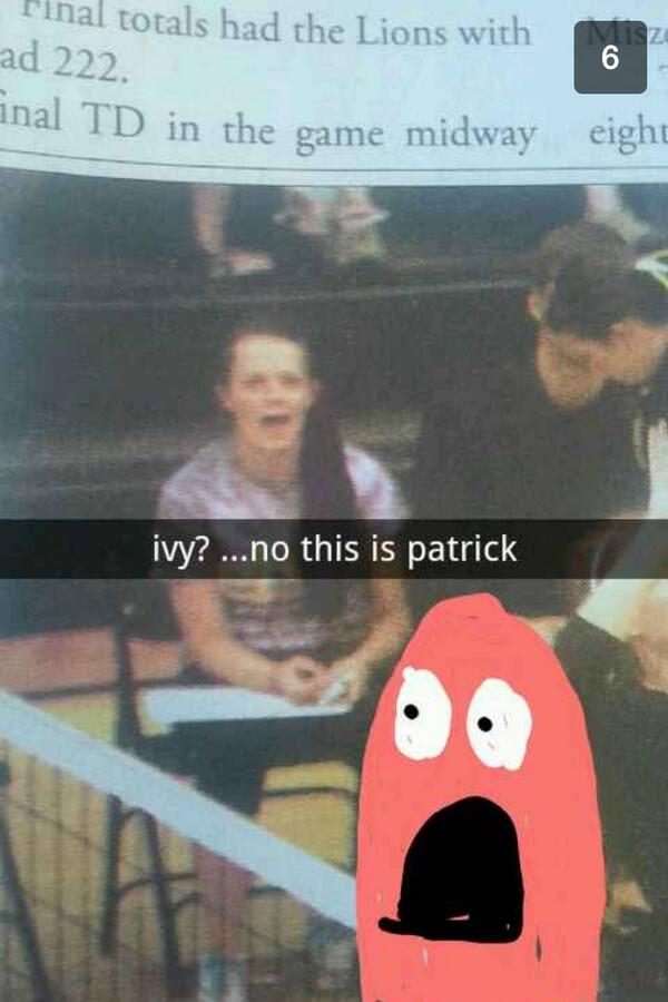mikachu_15's tweet photo. "@shelbyrayhons: I'm dying @Mikachu_15 😂😂😂 http://t.co/wdUMF3lW4y" @IJH_ shocking play? #snapmaterial