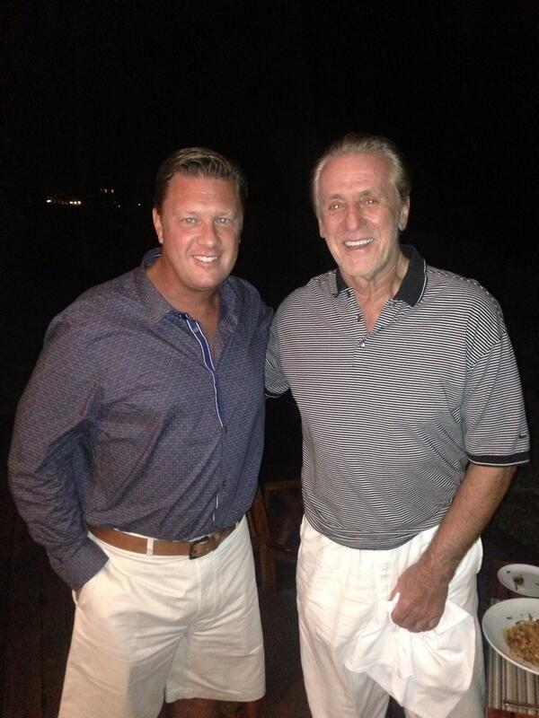 leisengang's tweet photo. With Pat in the Bahamas. We miss ya in NYC
#Knicks http://t.co/XXpQvdLC3b