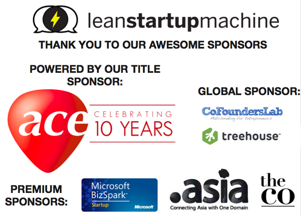LeanSGP's tweet photo. We're fortunate to have amazing #leansgp sponsors and... http://t.co/97unw8vEXz