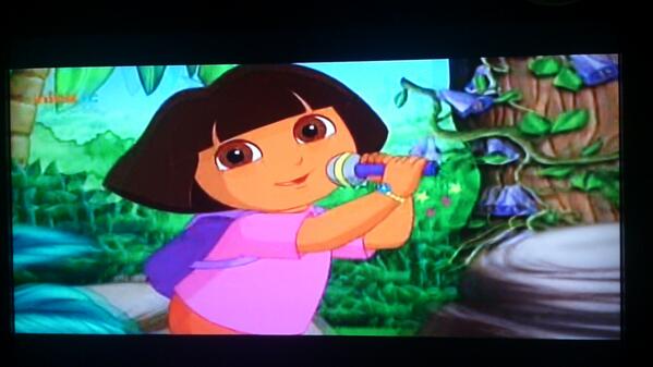 DoraMermaidPics's tweet photo. Dora Sing-along mircophone. http://t.co/Cita3jv2DV