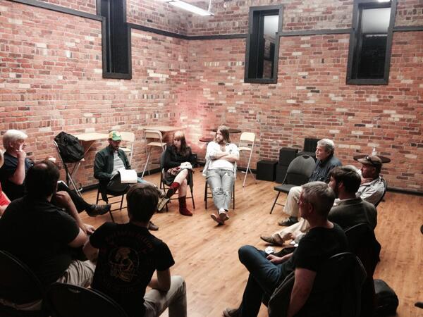 Great meeting tonight with ottawa independent theatre producers - thank you @timoberholzer !
