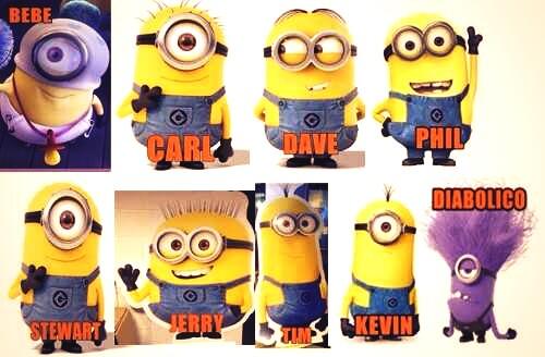 types of minions