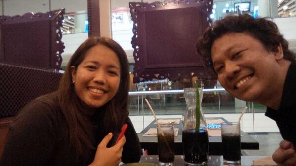 rFontech's tweet image. Late lunch with @happyseastar #tabachingching lol