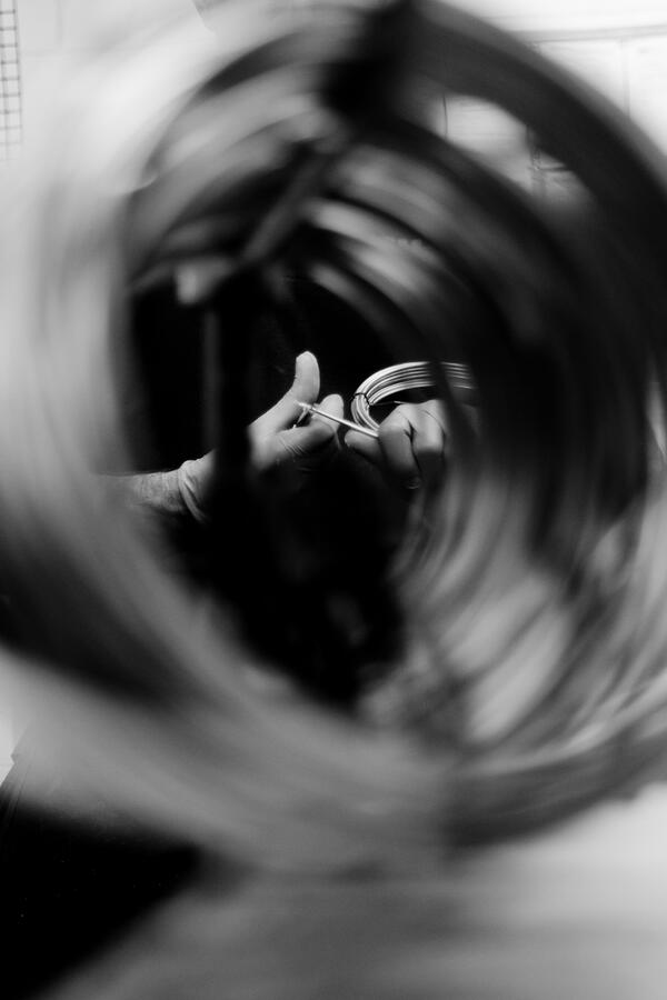 Roxspur's tweet photo. @theo_simpson is the official artist in residence at RM&amp;C. http://t.co/X7K32RDidU