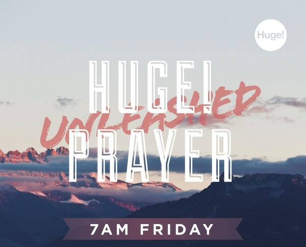 THIS FRIDAY // HUGE! PRAYER // 7AM // ABUNDANT LIFE CENTRE // The best way to start your Friday!