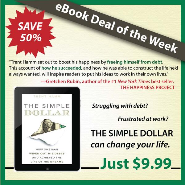 FTPress's tweet photo. Snag our eBook #Deal of the Week: The Simple Dollar eBook for just $9.99! @thesimpledollar http://t.co/rsG3Vm0lZr http://t.co/7hHwm7a2Rh