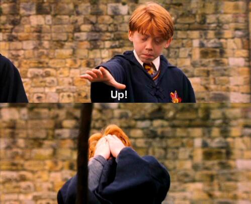 NotWeasley's tweet image. Me when getting a stiffy.