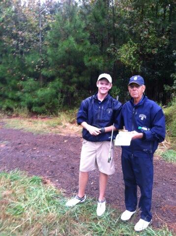 uncgspartans's tweet photo. Freshman Jake McGlone with a hole in one! “@UNCGMGolf: Jake. Hole n 1. 145 yards 8 iron. #letsgoG http://t.co/ibIy2iMne2”