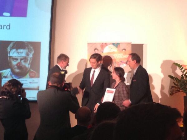 unser Team in Österreich bekommt den FundraisingAward 2013 für den ROTENASEN Lauf! Herzlichen Glückwunsch