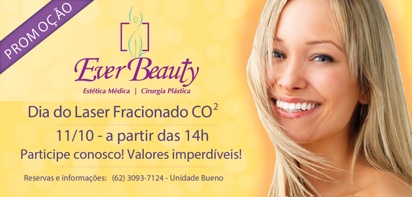 EverBeauty_'s tweet photo. Prepare-se que está chegando! Dia 11/10 é dia do Laser na @EverBeauty_! Valores imperdíveis! Reserve já seu horário! http://t.co/4UsSeo3EDf