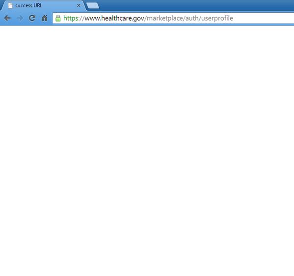 BrianKWithers's tweet image. @NolteNC 
I got signed up and got a blank page. 
Success = blank page 
#GOVFAIL