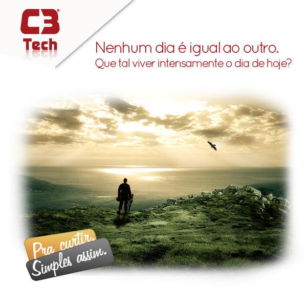 c3technology's tweet photo. Comece a semana com o pé direito!!! BOM DIA!!! http://t.co/W6UIVEqR5e
