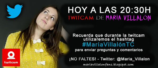 María en Internet >> Páginas Oficiales y Redes Sociales [Sigue a María en twitter @maria_villalon] - Página 17 BVaGNU1CUAAeBW-