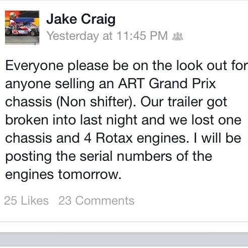 I hate to see stuff like this. Let's help out. #KartingProblems