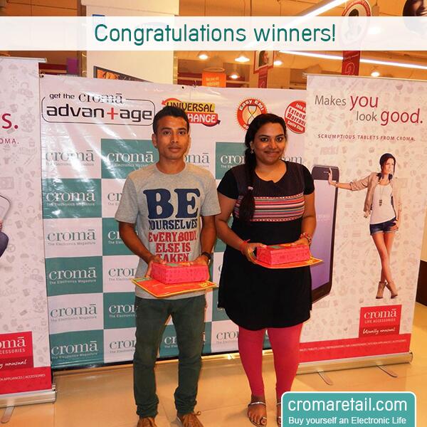 cromaretail's tweet photo. We congratulate Salau & Tarika for winning #SamsungTab2 tablets in What’s On @ Croma finger painting on tabs contest! http://t.co/tBgBLVMKgC
