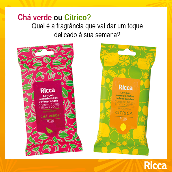 BellizCompany's tweet photo. Chá verde ou Cítrico? Qual é a fragrância que vai dar um toque delicado à sua semana? #Ricca http://t.co/oSp67IT1C0