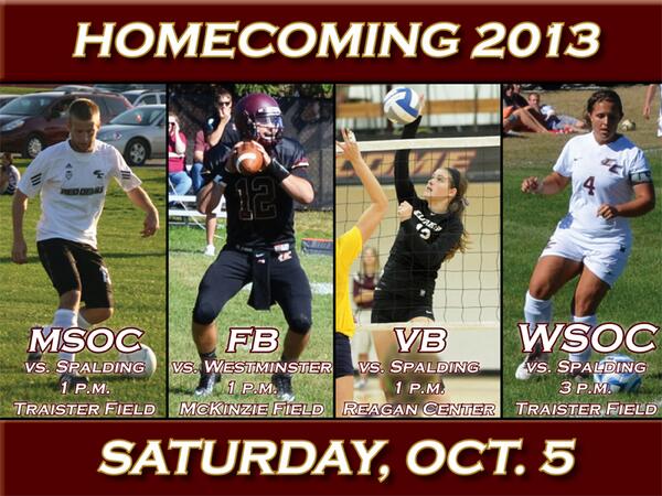 EurekaRedDevils's tweet photo. Homecoming week is here! Will you come cheer on the #ECRedDevils this Saturday? http://t.co/RpXi4XleDC