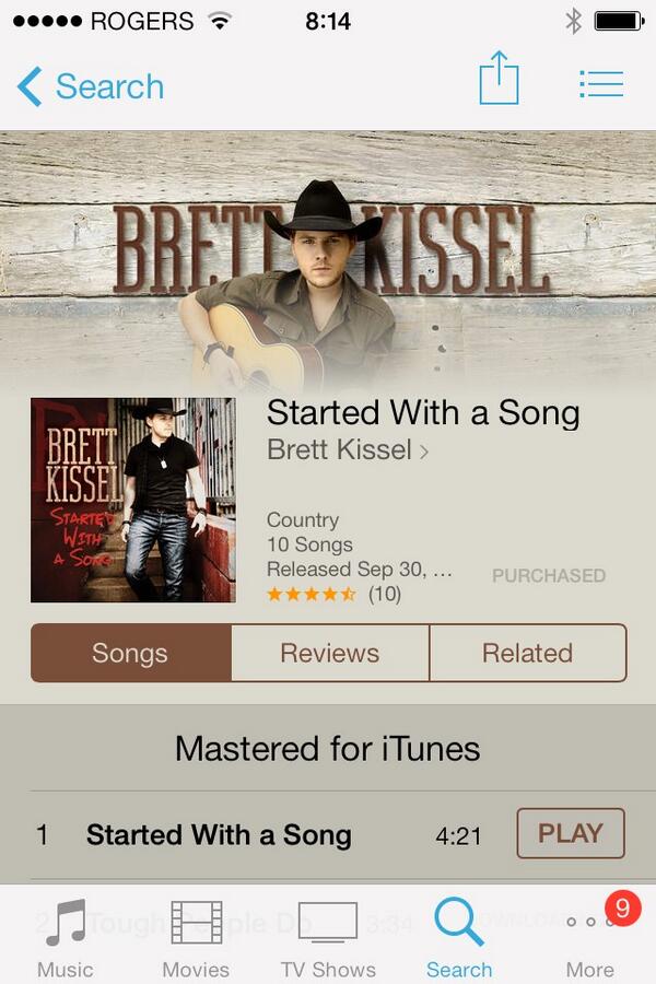 FlyGirlF8's tweet image. Hellsya!!!! This just happened. Downloading now. #downloadfaster @BrettKissel