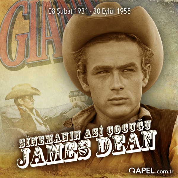QapelCom's tweet photo. Sinemanın genç ve güzel yüzlü asi delikanlısı olarak hatırlanan #JamesDean 58 yıl önce bugün hayatını kaybetti #Qapel http://t.co/vVDnhJnFl4