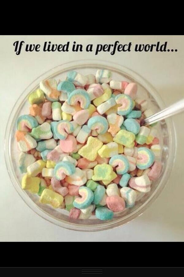 If we lived in a perfect world...