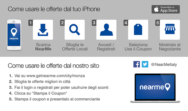 NearMeItaly's tweet image. Già usato #NearMe? E' facile! Ecco come fare: goo.gl/birikf #Catania #Monza #Lecce #Siracusa #EtnaNearMe