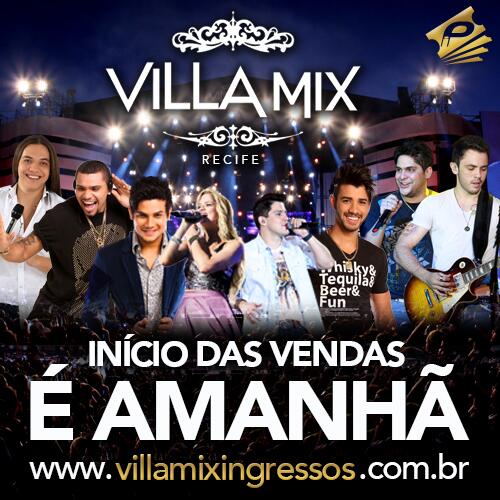 VillaMixIngress's tweet photo. É AMANHÃ Moçada! O Início das Vendas para o #VillaMixRecife pelo site http://t.co/Px9ikIGWgV em até 12x. Aproveitem! http://t.co/bh75WTUG24