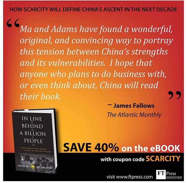 FTPress's tweet photo. Authors @damienics  &amp; William Adams share what you need to know about China's economic growth: http://t.co/wyLD79uO9W http://t.co/5fHv6clXxw