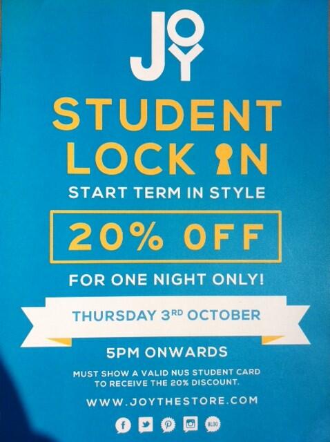 CityFashWeek's tweet photo. @joystoreleeds @StudentsFashWk GET 20% OFF JOY STORE - 3 OCTOBER 5pm- Onwards LEEDS. AFTER PARTY @ OCEANA 10pm-LATE http://t.co/SWpAZNn1n8